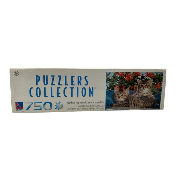 Denim Kittens Puzzle 750 Pc Puzzlers Collection 2008 Cat Theme NIB Sealed - Picture 3 of 6
